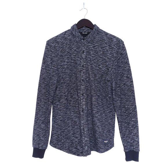 🔴 3/$40 - Only & Sons Jersey Button Down Shirt - Picture 1 of 7